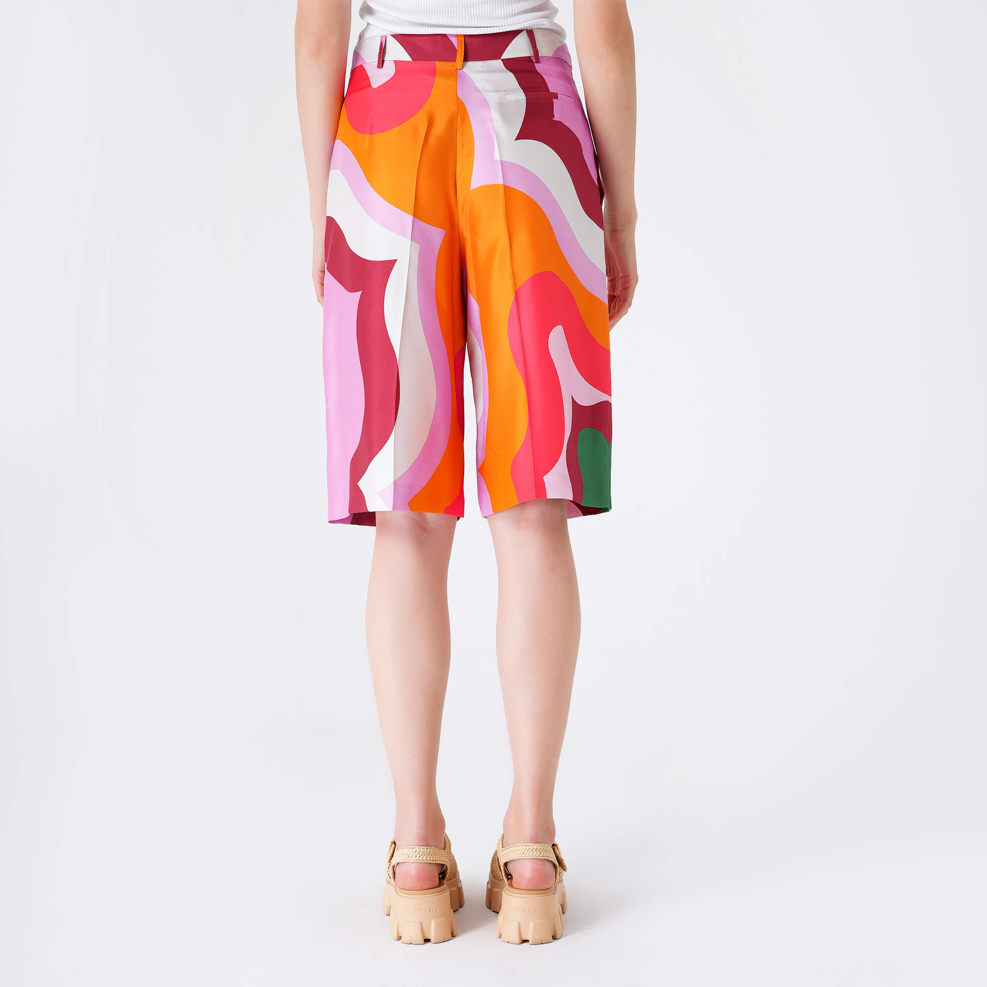 Etro - Pink&Orange Silk Short